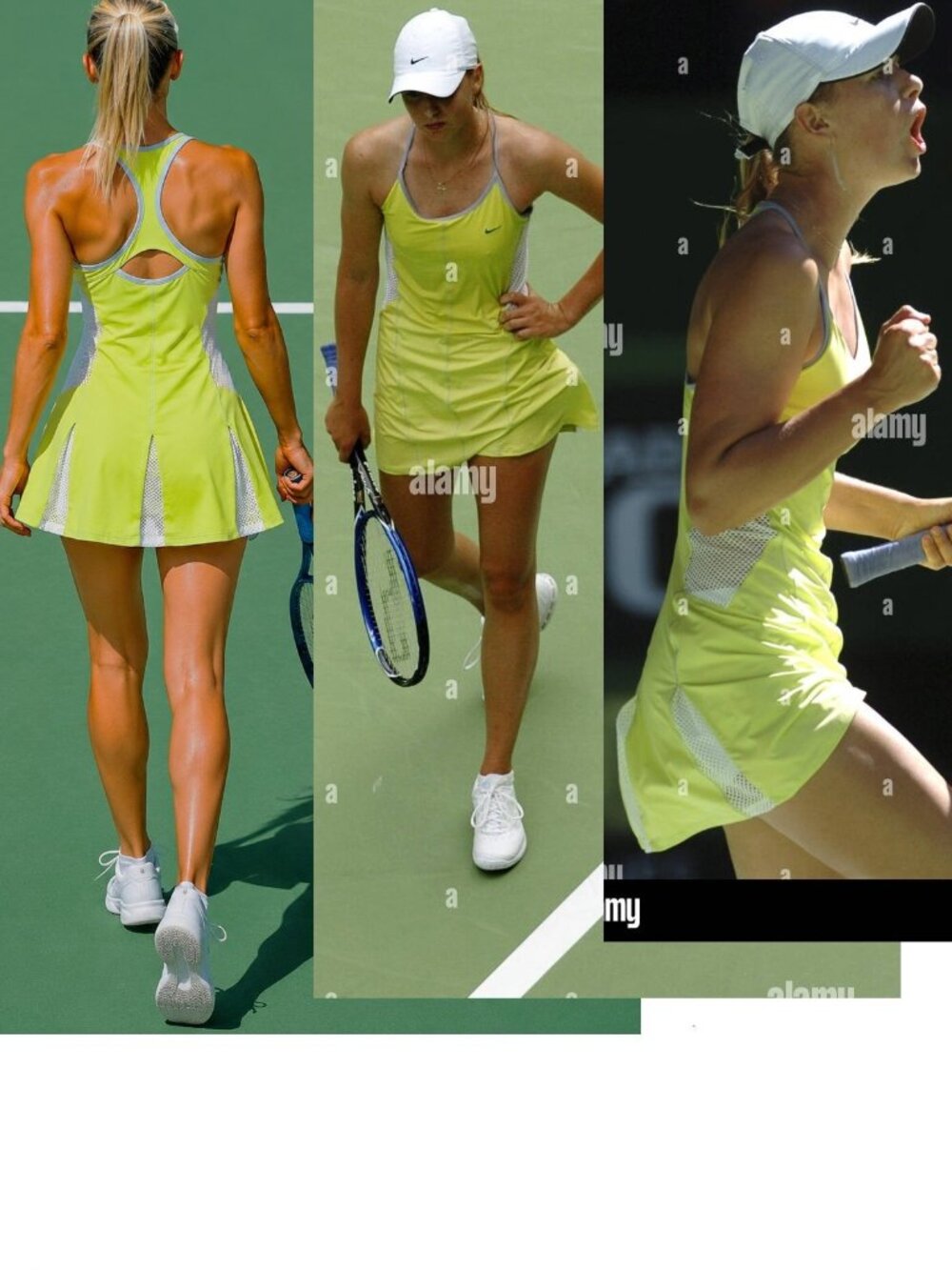 Nwt Nike Tennis Dress w/ Bra Pleated Skirt Lime White XS